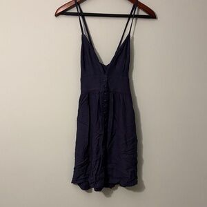 Roxy Deep Blue Strappy Mini Dress